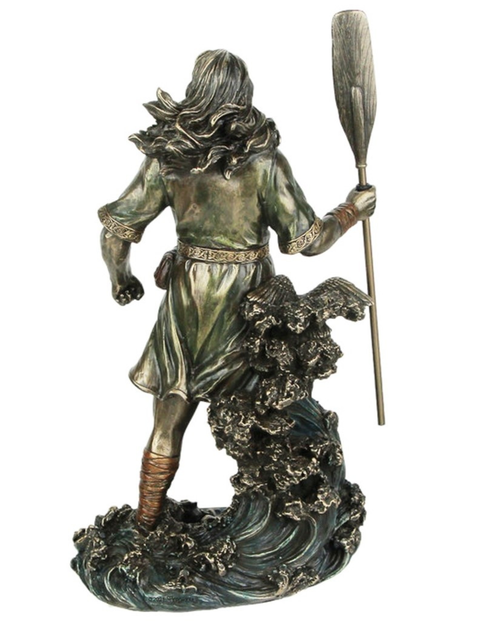 Veronese Design Giftware & Lifestyle - Njord Norse God of Wind and Waters bronzed figurine