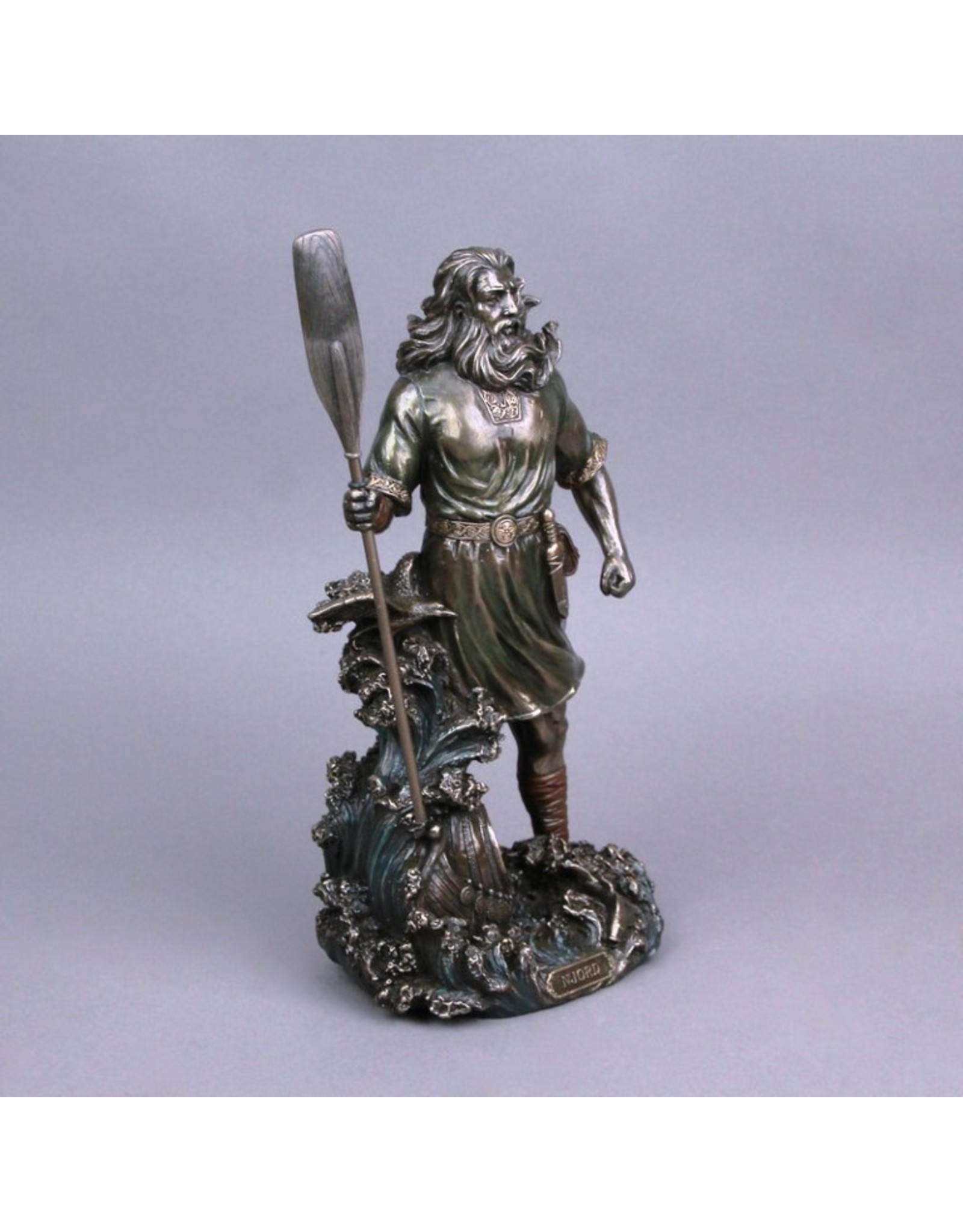 Veronese Design Giftware & Lifestyle - Njord Norse God of Wind and Waters bronzed figurine