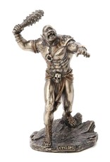 Veronese Design Giftware & Lifestyle - Cyclops with bludgeon bronzed figurine