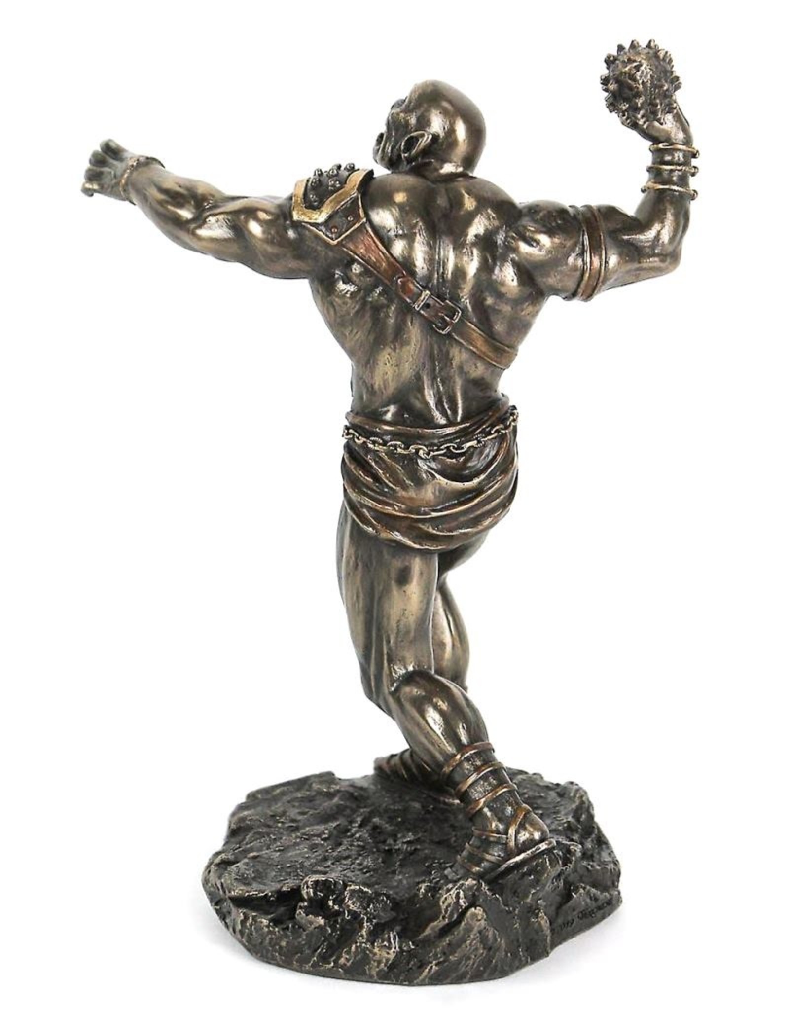 Veronese Design Giftware & Lifestyle - Cyclops with bludgeon bronzed figurine