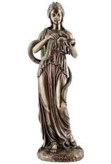 Veronese Design Giftware Beelden Collectables  - Hygieia Griekse Godin van Gezondheid & Hygiëne