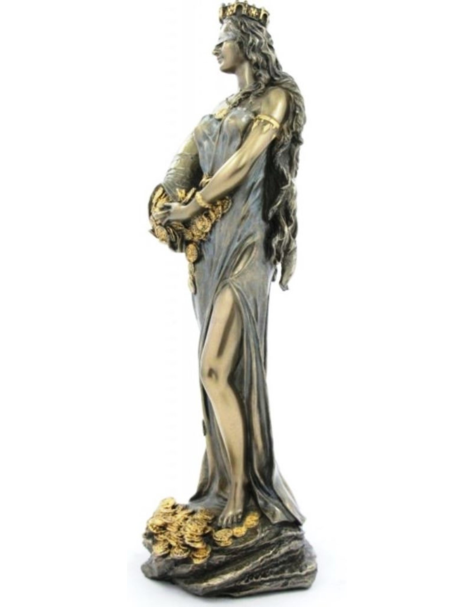 Veronese Design Giftware Beelden Collectables  - Fortuna Romeinse Godin van het Geluk, het Lot of het Toeval