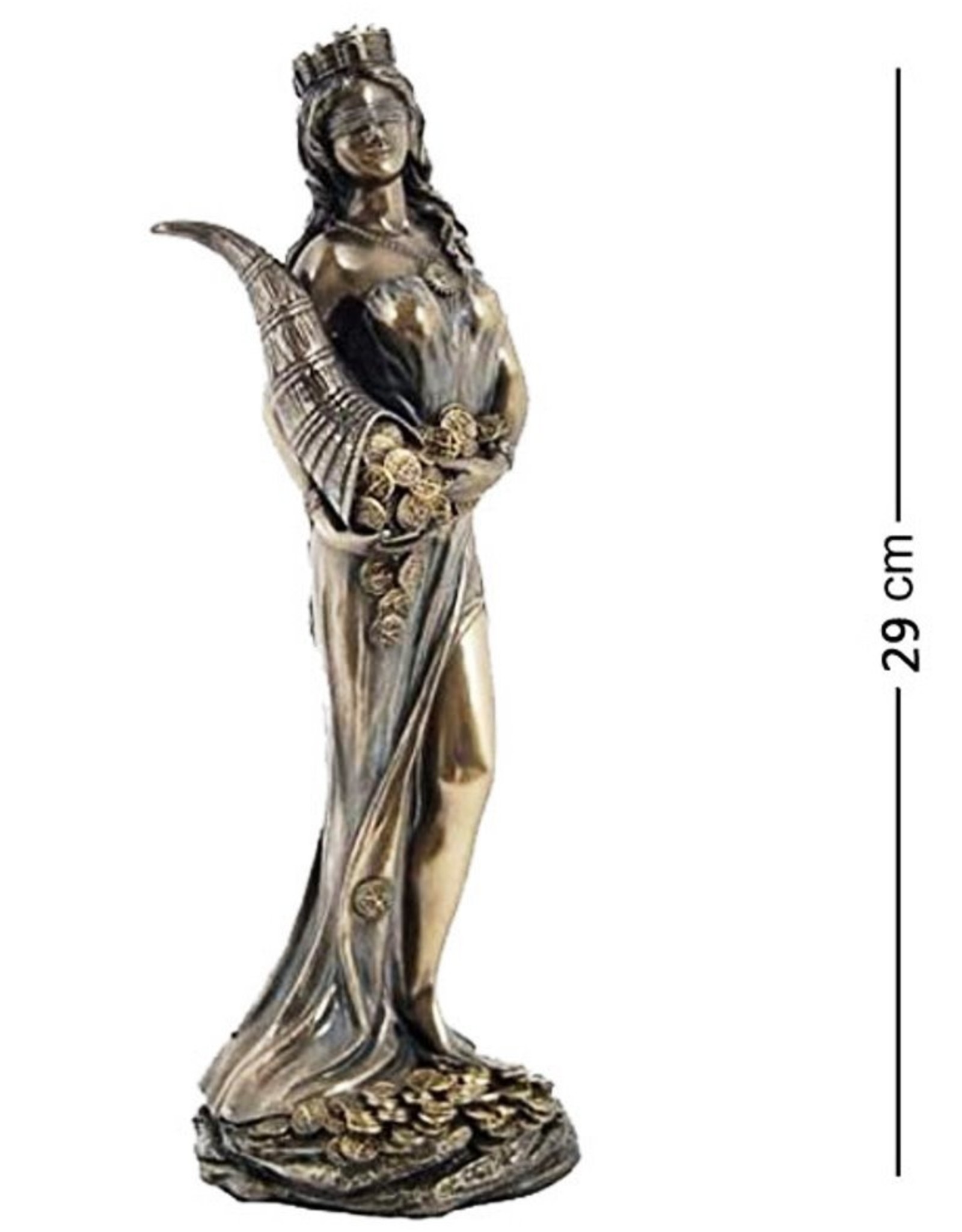 Veronese Design Giftware Figurines Collectables - Fortuna Roman Goddess of Fortune, Fate or Chance