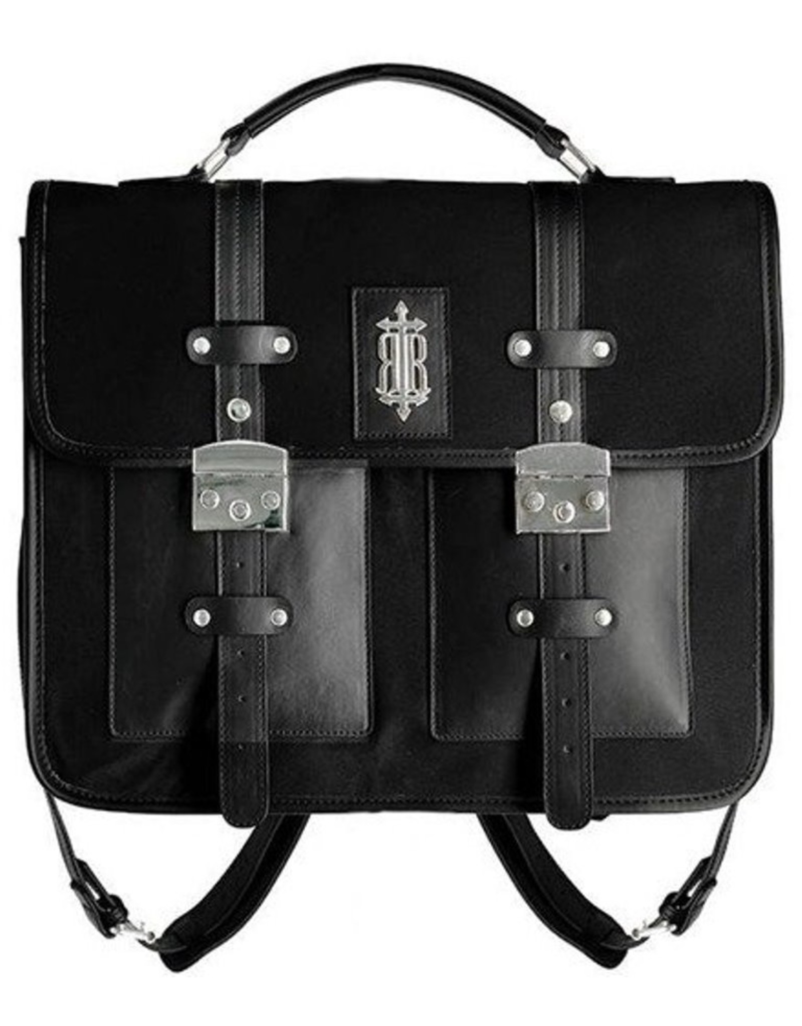 Restyle Gothic bags Steampunk bags - Corpo Goth school bag - backpack with Hexagram - Restyle