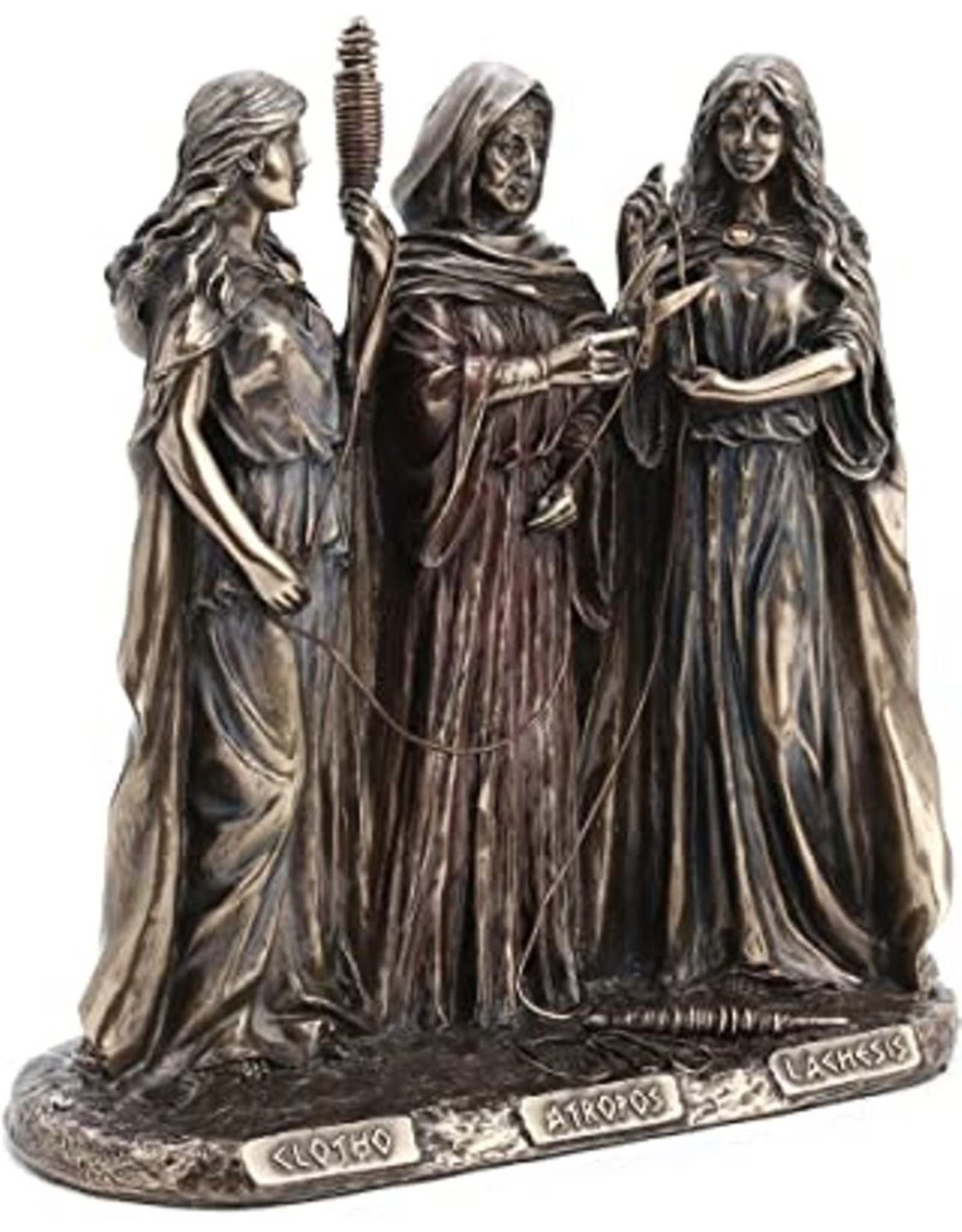 Veronese Design Giftware & Lifestyle - Greek Goddesses of Fate Klotho, Lachesis, Atropos