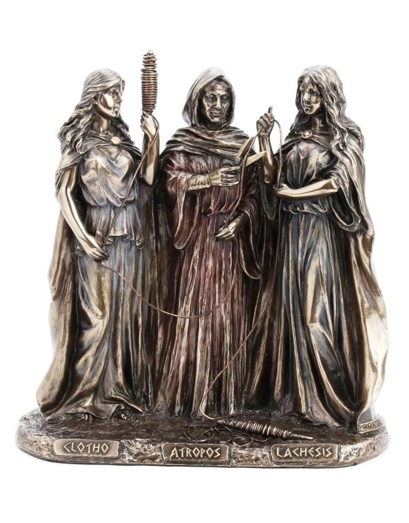 Veronese Design Giftware & Lifestyle - Greek Goddesses of Fate Klotho, Lachesis, Atropos