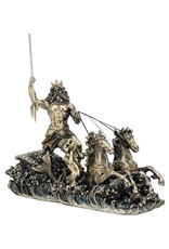 Veronese Design Giftware Beelden Collectables  - Poseidon met Wagen en Hippocampus beeld