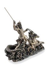 Veronese Design Giftware Beelden Collectables  - Poseidon met Wagen en Hippocampus beeld