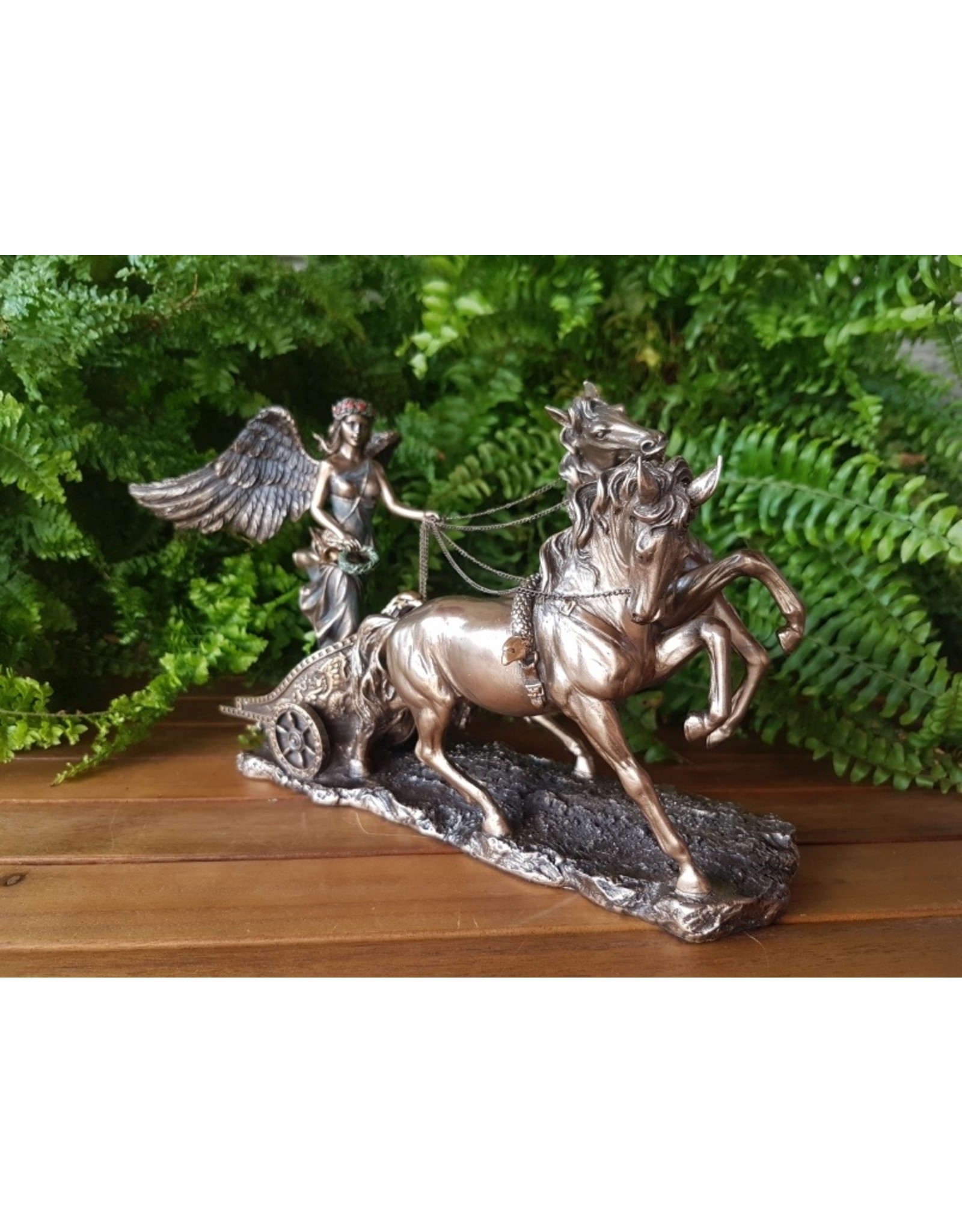 Veronese Design Giftware Figurines Collectables - Greek Goddess Nike in Chariot