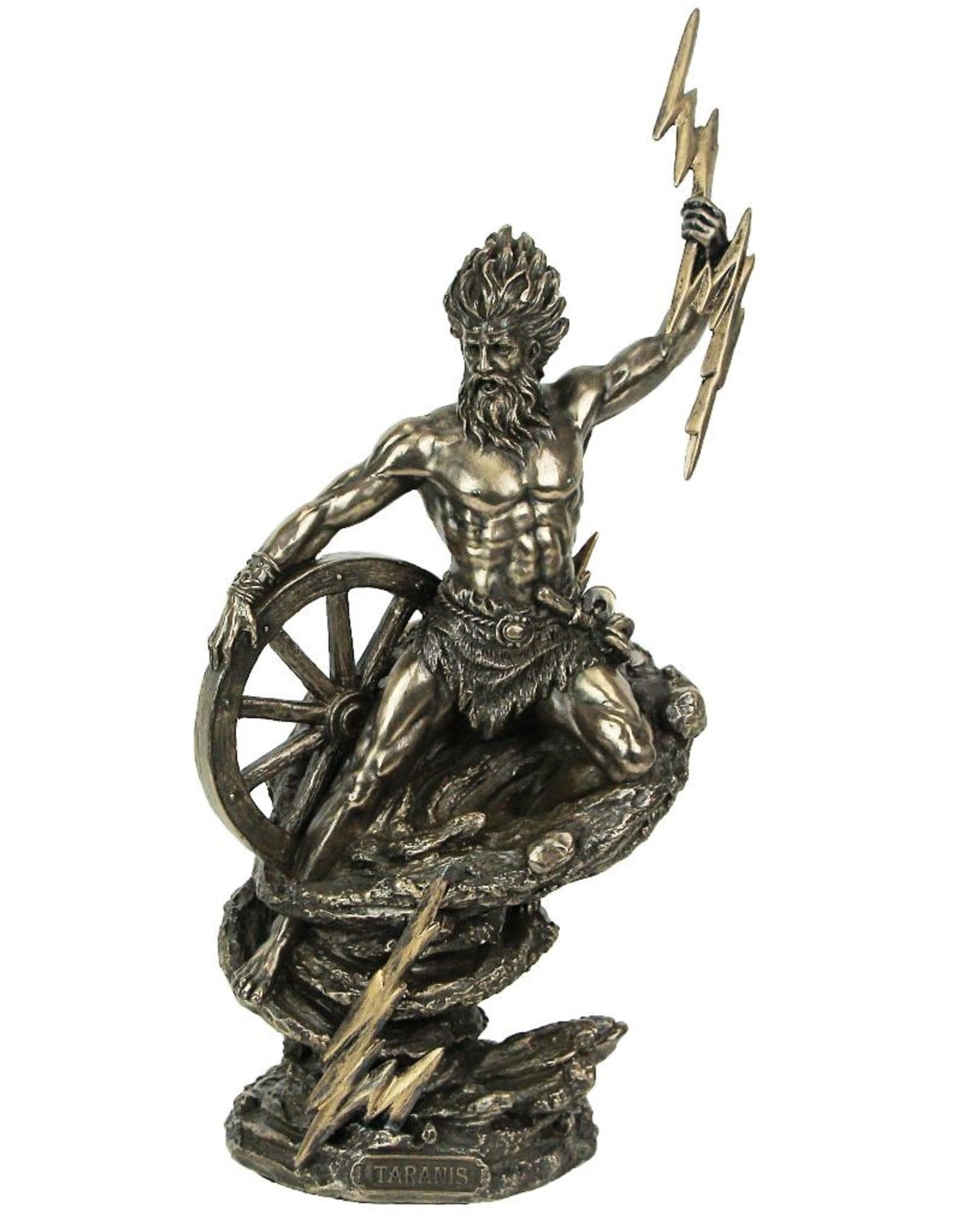 Veronese Design Giftware & Lifestyle - Taranis Celtic God of Thunder bronsed figurine