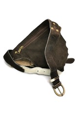 Trukado Leather Festival bags, waist bags and belt bags - Leather waist bag cowhide Ibiza Style