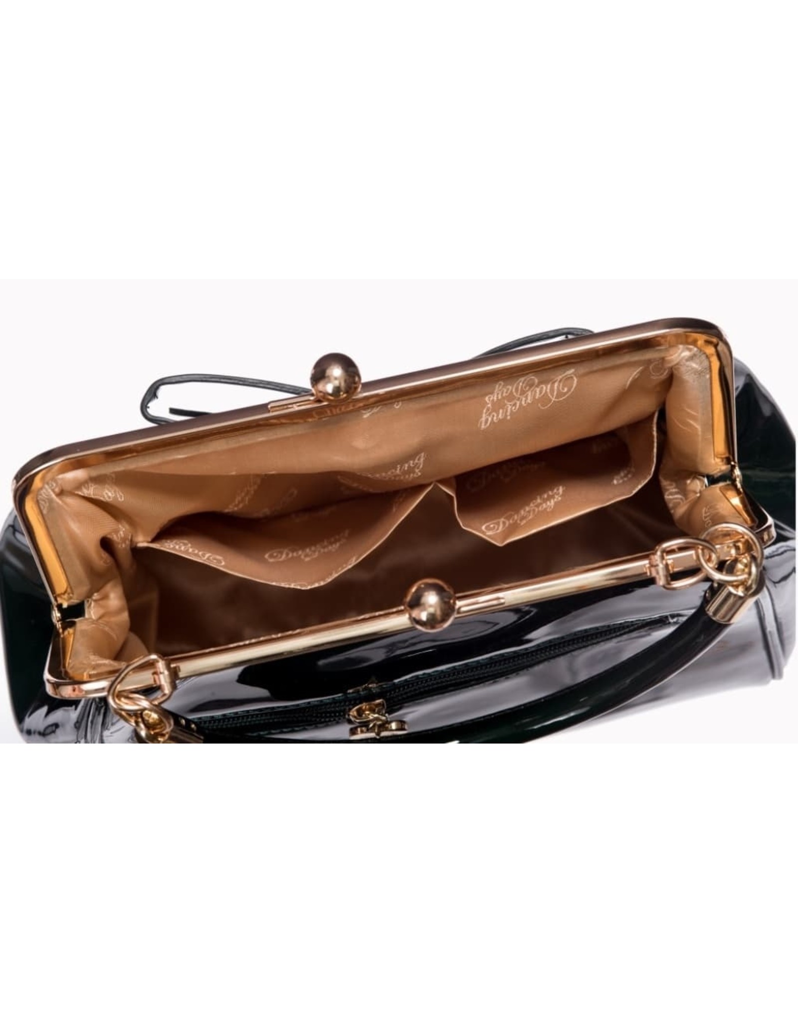 Vintage Vintage bags Retro bags - Banned Retro 50's Country Rose Handbag black
