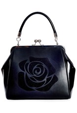 Banned Vintage bags Retro bags - Banned Retro 50's Country Rose Handbag black