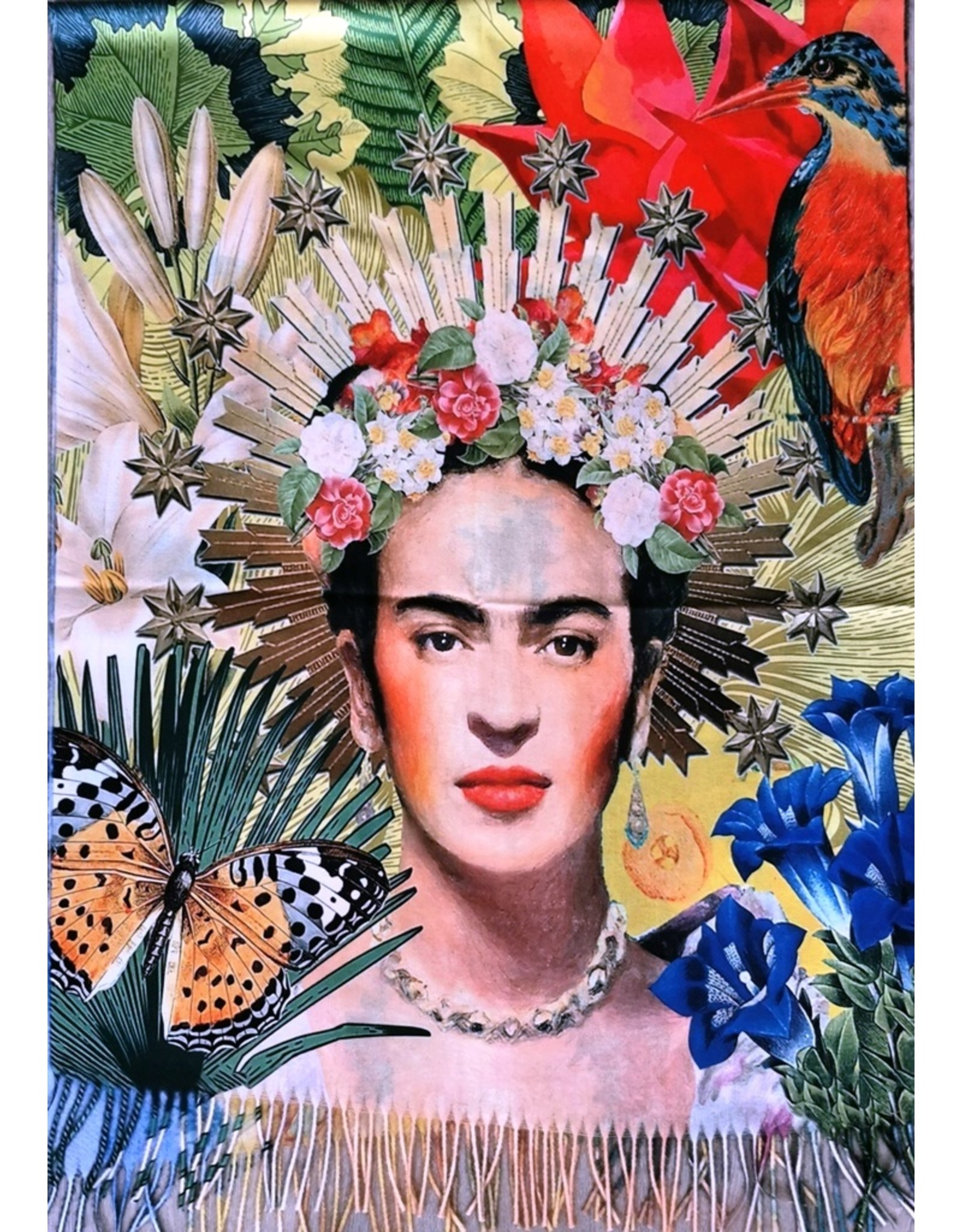 MC Miscellaneous -  Frida Kahlo Sjaal-Omslagdoek 180cm x 70cm