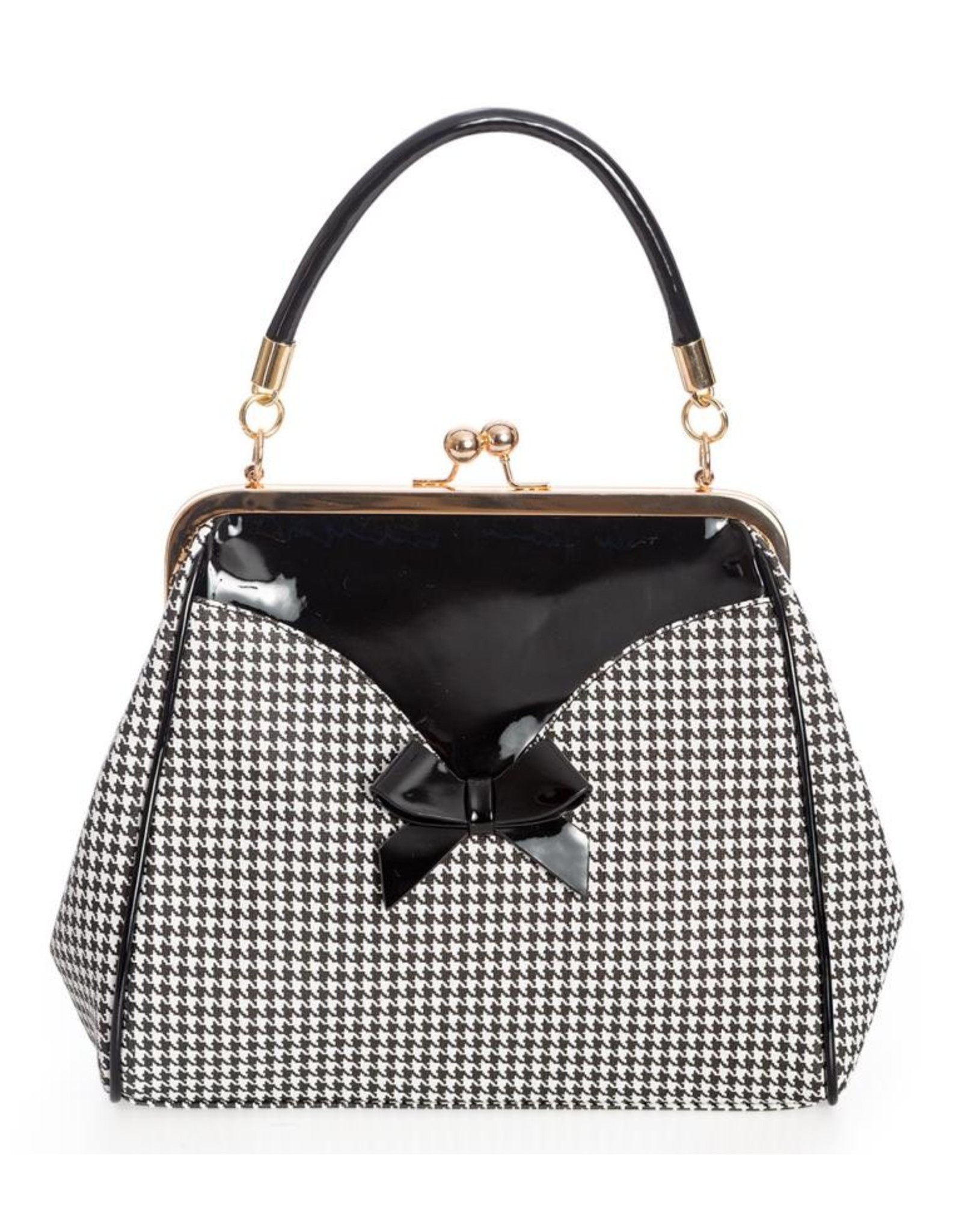 Banned Vintage bags Retro bags - Banned 1950's Retro Marilyn Handbag Houndstooth