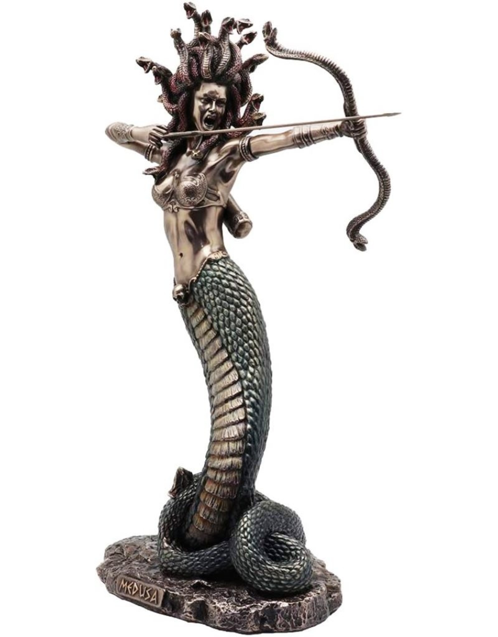 Veronese Design Giftware & Lifestyle - Medusa Bronzed Figurine Veronese Design 23cm