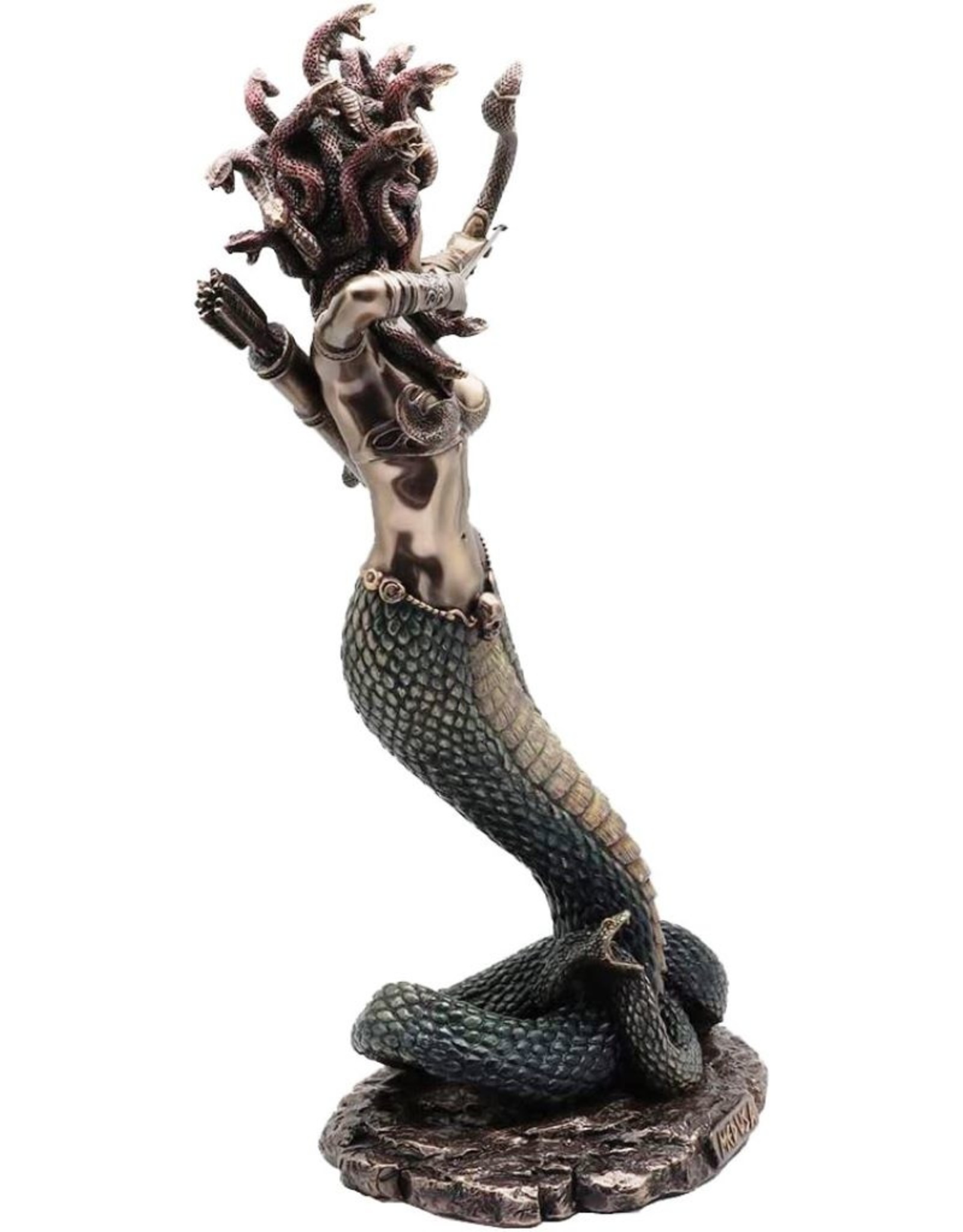 Veronese Design Giftware & Lifestyle - Medusa Bronzed Figurine Veronese Design 23cm