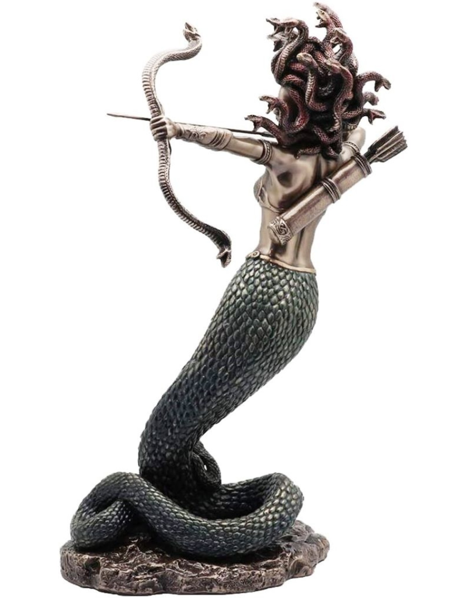 Veronese Design Giftware & Lifestyle - Medusa Gebronsd Beeld  Veronese Design 23cm