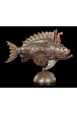 Veronese Design Giftware & Lifestyle -   Steampunk Piranha Submarien met Licht