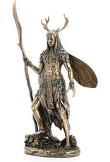 Veronese Design Giftware & Lifestyle - Celtic Winged Druid Elf with Antlers and Staff