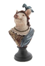 C&E Giftware Figurines Collectables - Pig Lady statue 26cm (bust)