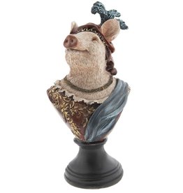 C&E Pig Lady statue 26cm (bust)
