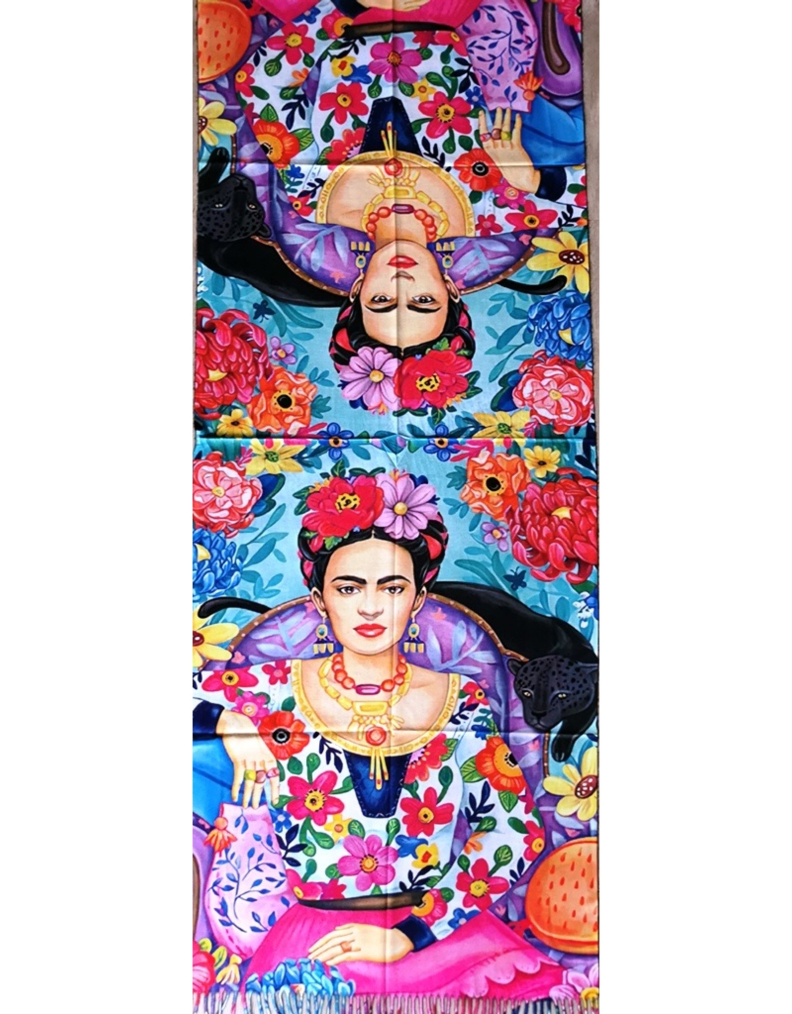 Trukado Miscellaneous - Frida Kahlo Scarf-Wrap Self Portrait 180x70cm