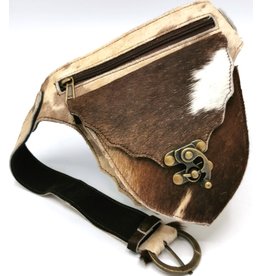 Trukado Cowhide Waist Bag with Vintage Hook Ibiza