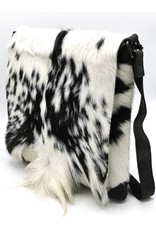 Hide & Stitches Leather bags - Hide & Stitches Leather Shoulder bag with Fur cover