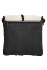 Hide & Stitches Leather bags - Hide & Stitches Leather Shoulder bag with Fur cover