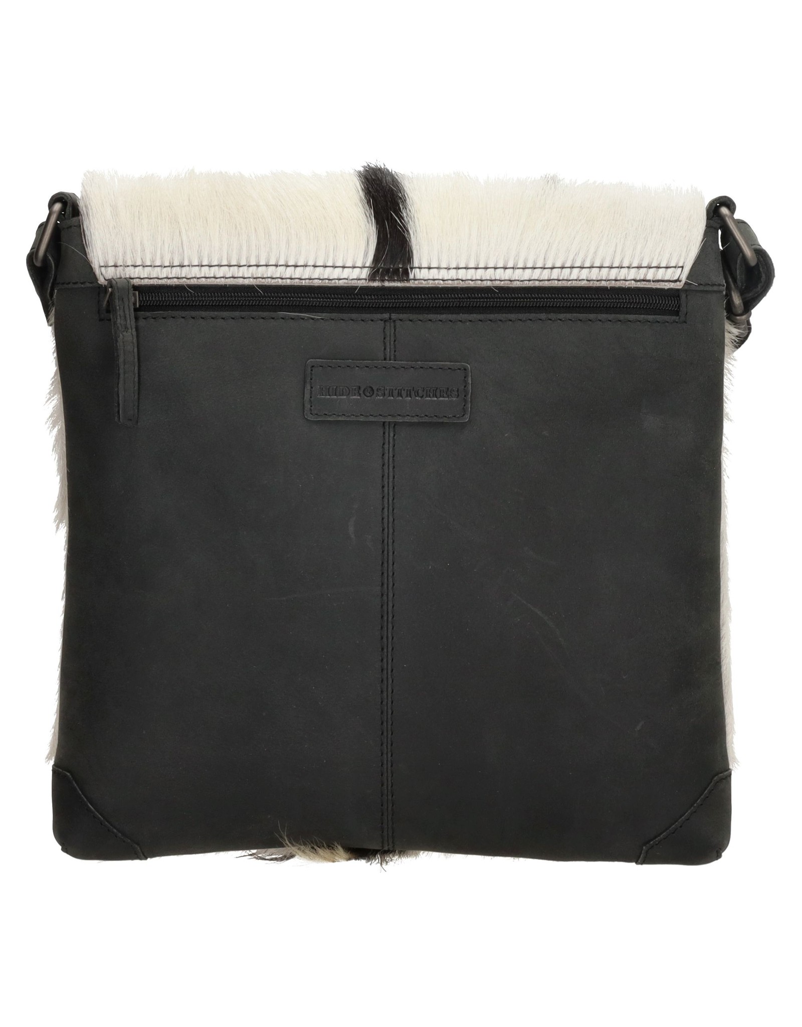 Hide & Stitches Leather bags - Hide & Stitches Leather Shoulder bag with Fur cover