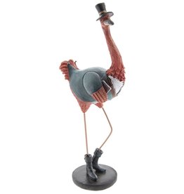 Trukado Flamingo met Hoge Hoed beeldje 29cm