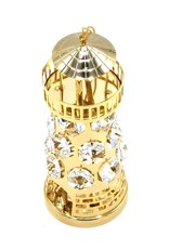 Crystal Temptations Miscellaneous - Miniature Lighthouse Gold-plated and with Swarovski