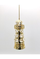 Crystal Temptations Miscellaneous - Miniature Lighthouse Gold-plated and with Swarovski