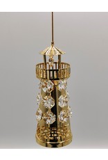 Crystal Temptations Miscellaneous - Miniature Lighthouse Gold-plated and with Swarovski