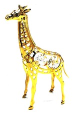 Crystal Temptations Miscellaneous - Miniatuur Giraffe Verguld en met Swarovski
