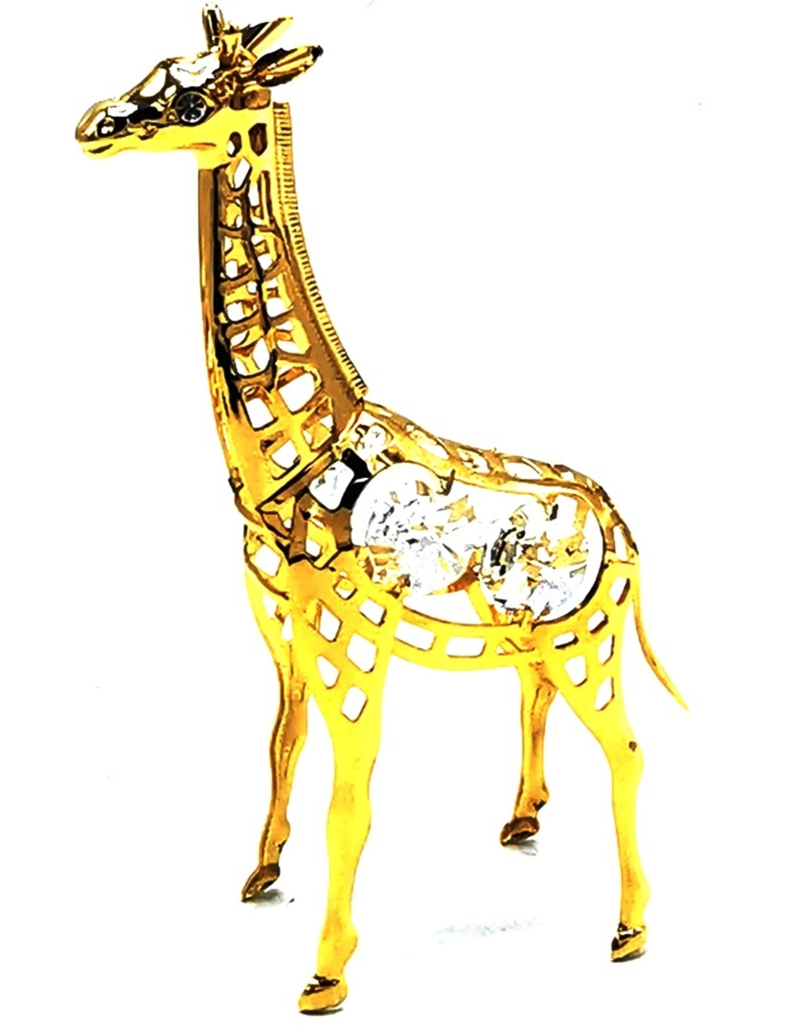 Crystal Temptations Miscellaneous - Miniature Giraffe Gold-plated and with Swarovski