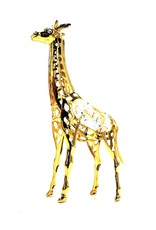 Crystal Temptations Miscellaneous - Miniature Giraffe Gold-plated and with Swarovski