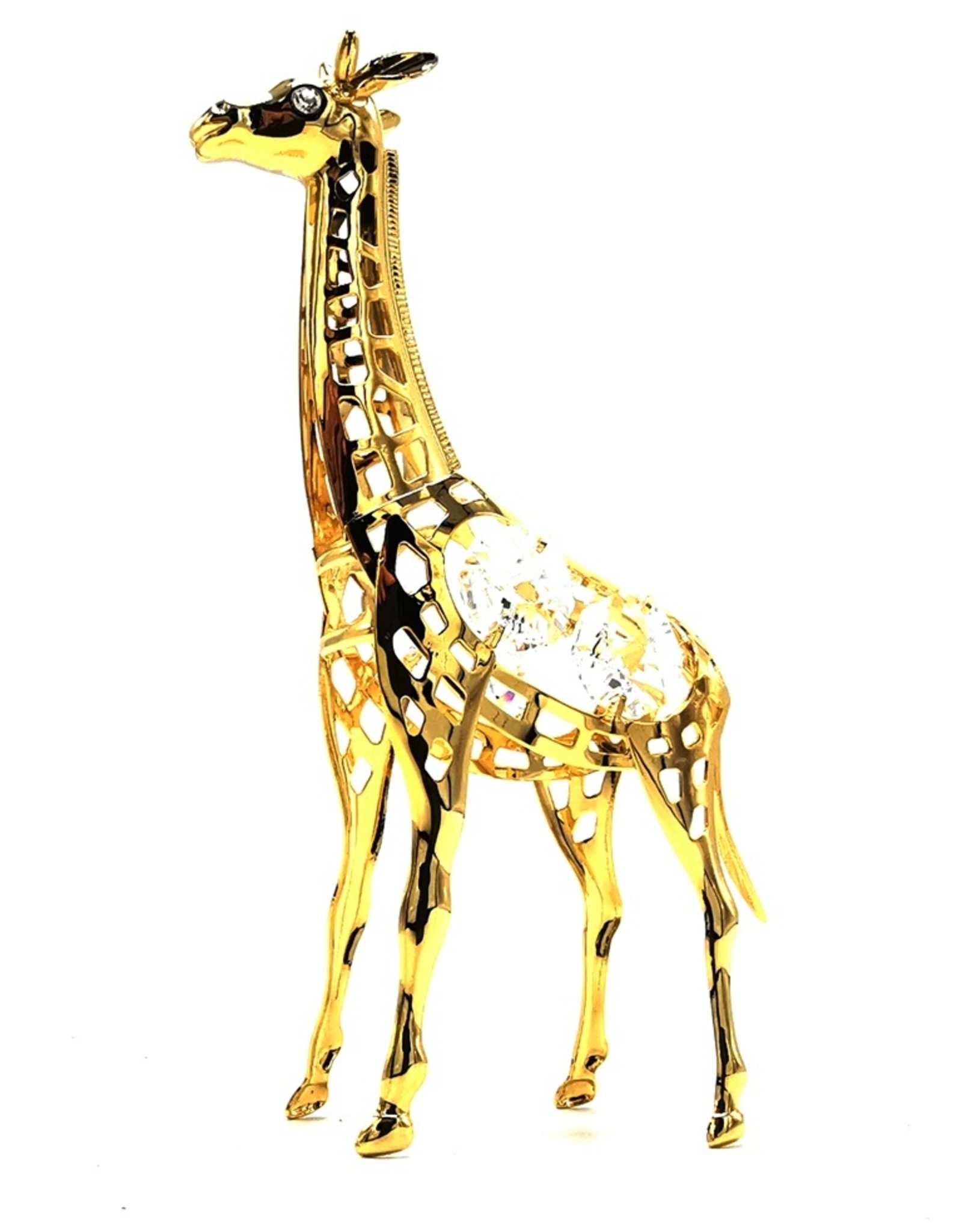 Crystal Temptations Miscellaneous - Miniature Giraffe Gold-plated and with Swarovski