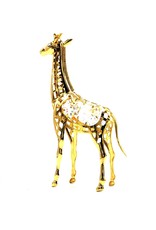 Crystal Temptations Miscellaneous - Miniature Giraffe Gold-plated and with Swarovski