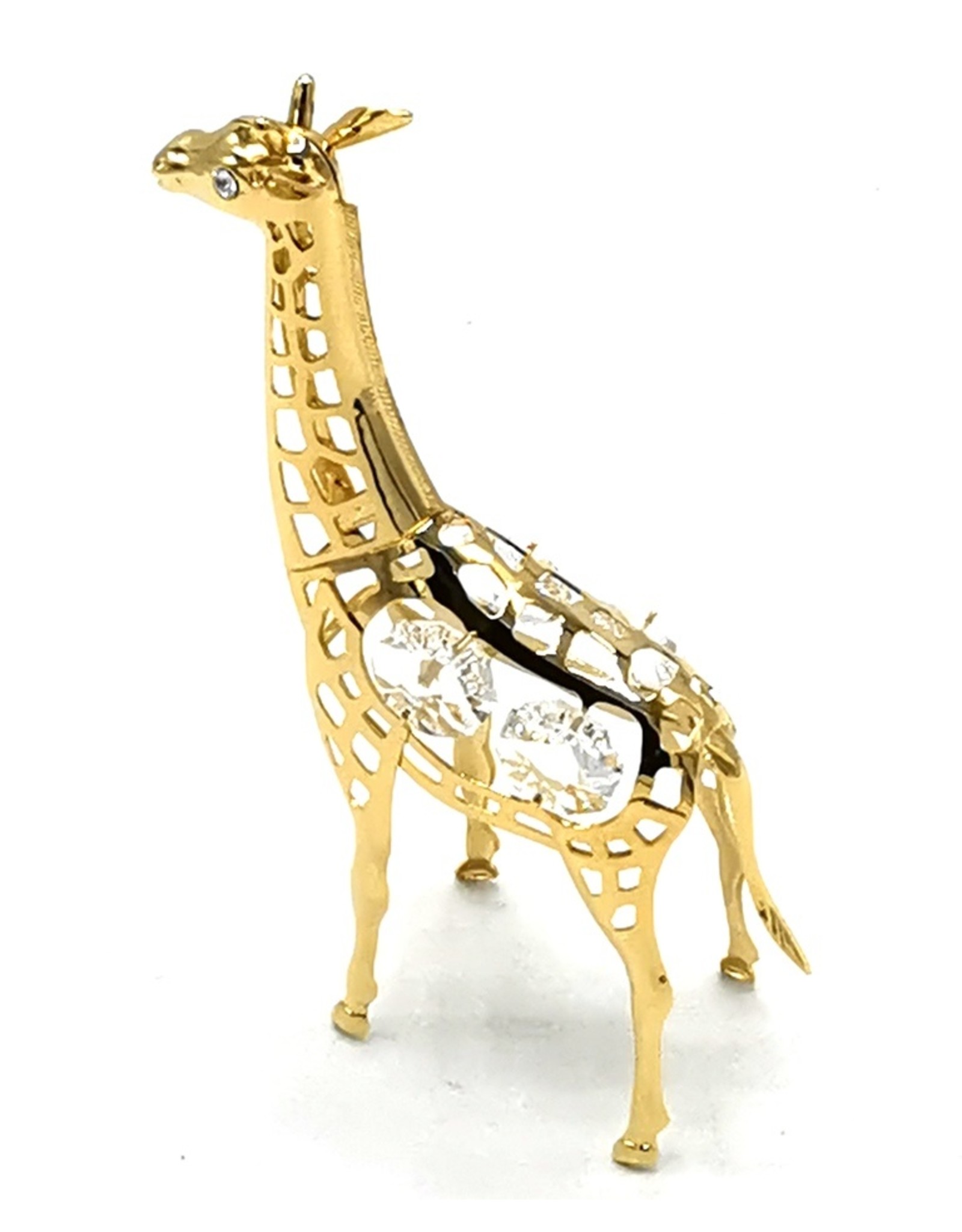 Crystal Temptations Miscellaneous - Miniatuur Giraffe Verguld en met Swarovski