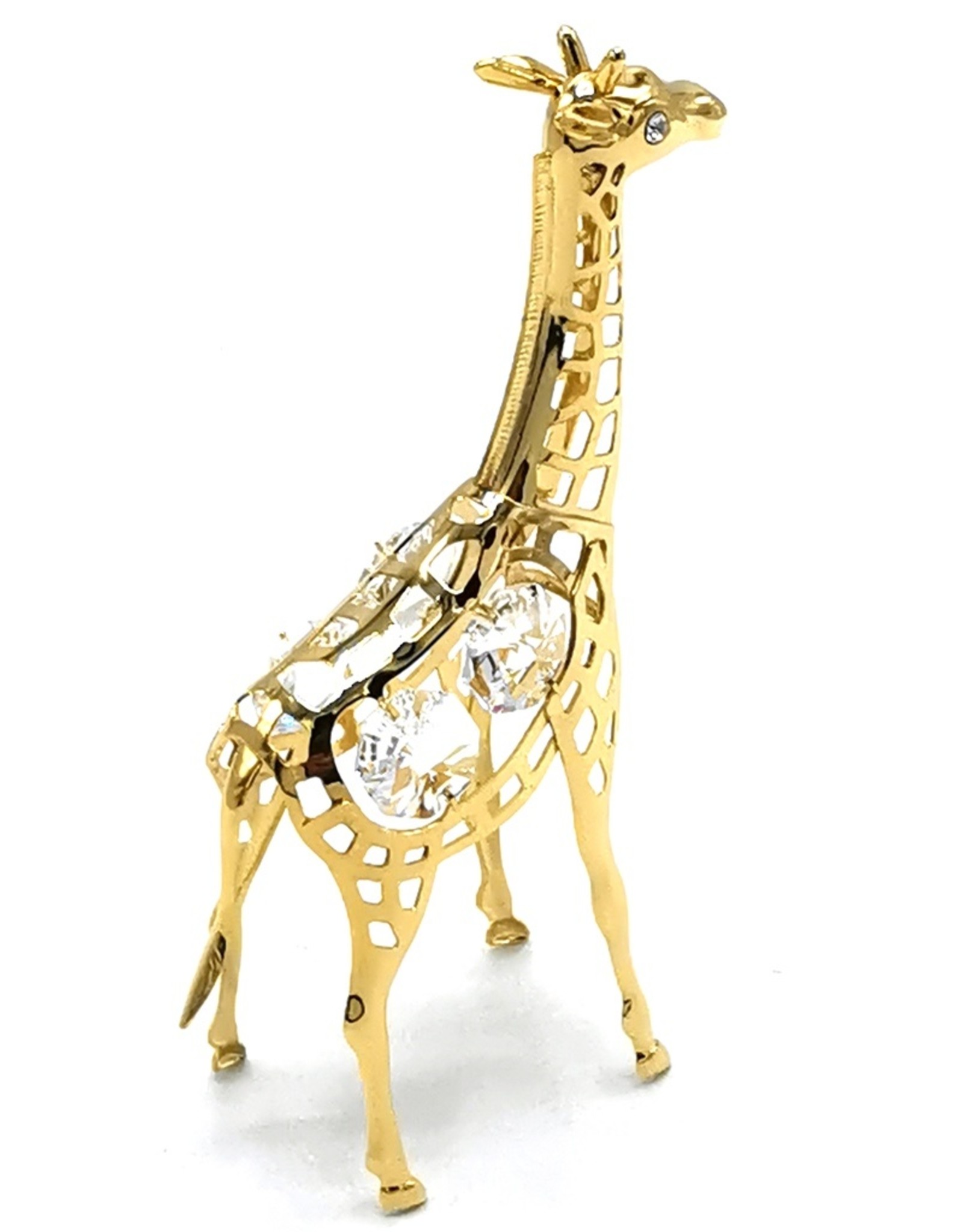 Crystal Temptations Miscellaneous - Miniature Giraffe Gold-plated and with Swarovski