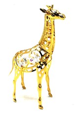 Crystal Temptations Miscellaneous - Miniature Giraffe Gold-plated and with Swarovski