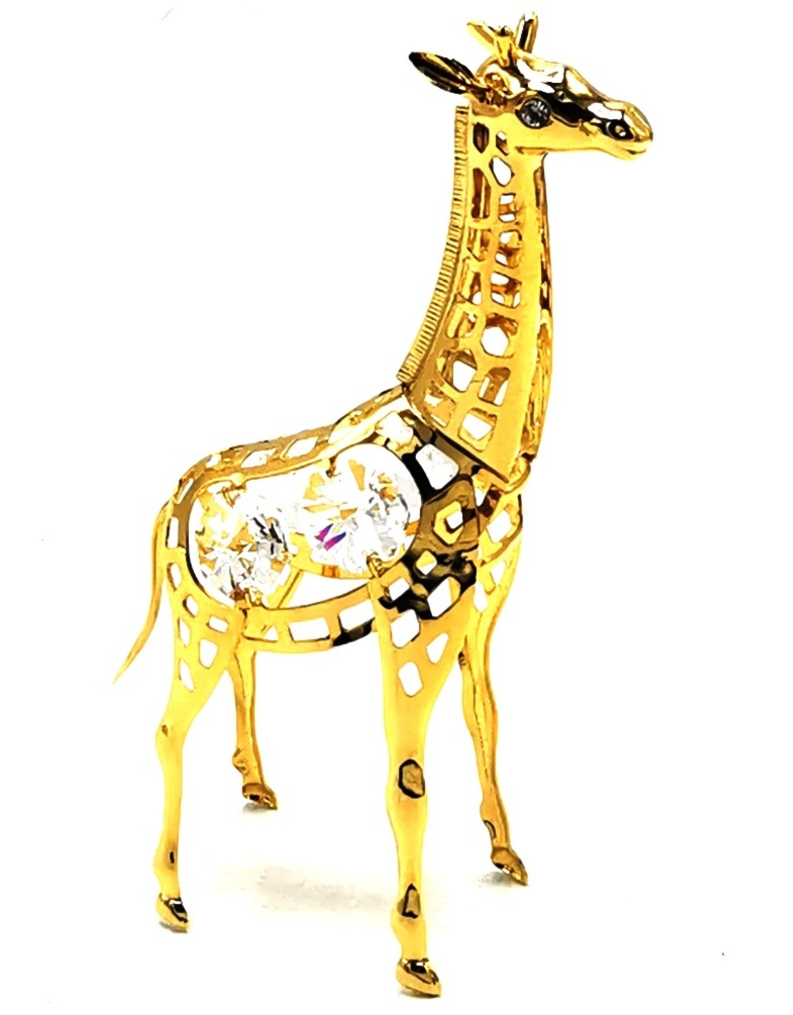 Crystal Temptations Miscellaneous - Miniature Giraffe Gold-plated and with Swarovski