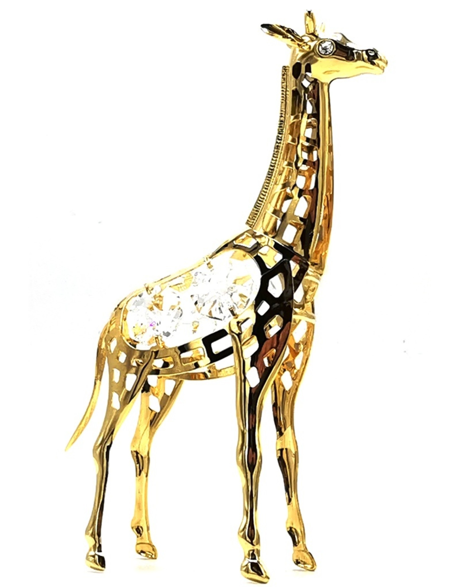 Crystal Temptations Miscellaneous - Miniature Giraffe Gold-plated and with Swarovski