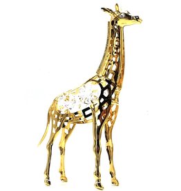 Crystal Temptations Miniatuur Giraffe Verguld en met Swarovski
