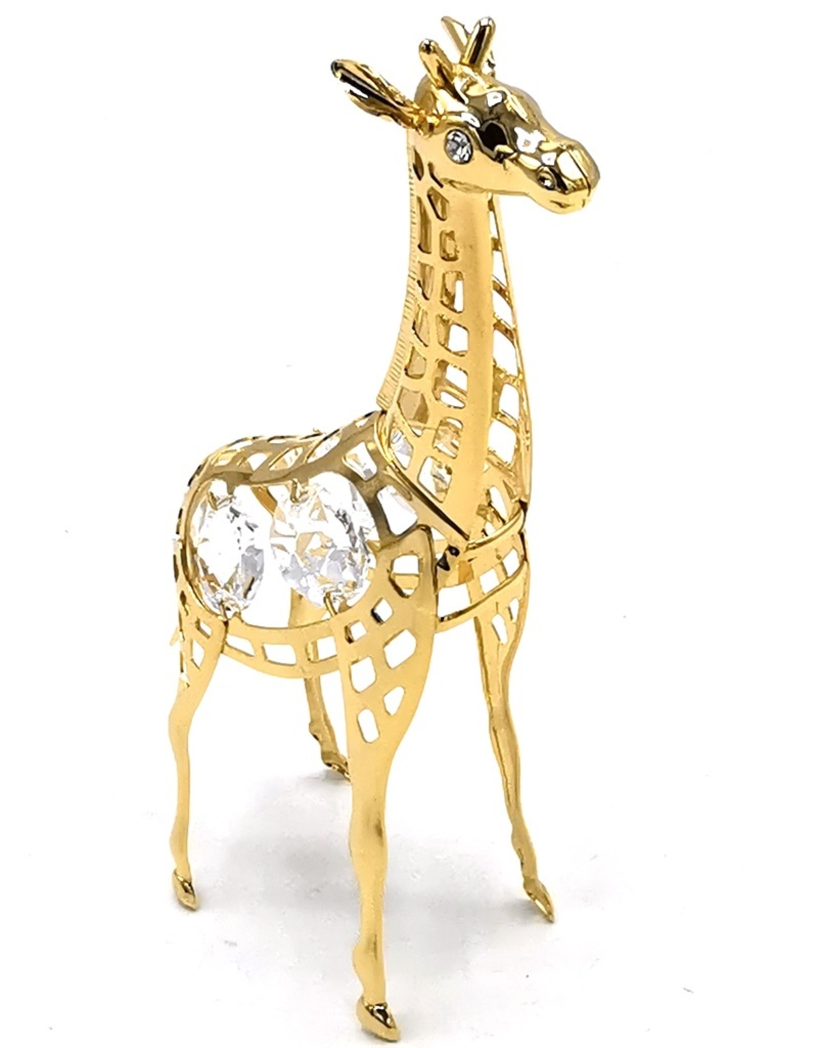 Crystal Temptations Miscellaneous - Miniature Giraffe Gold-plated and with Swarovski
