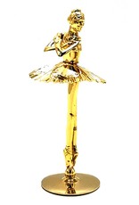 Crystal Temptations Miscellaneous - Miniature Ballet Dancer Gilded with Swarovski