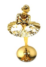 Crystal Temptations Miscellaneous - Miniature Ballet Dancer Gilded with Swarovski