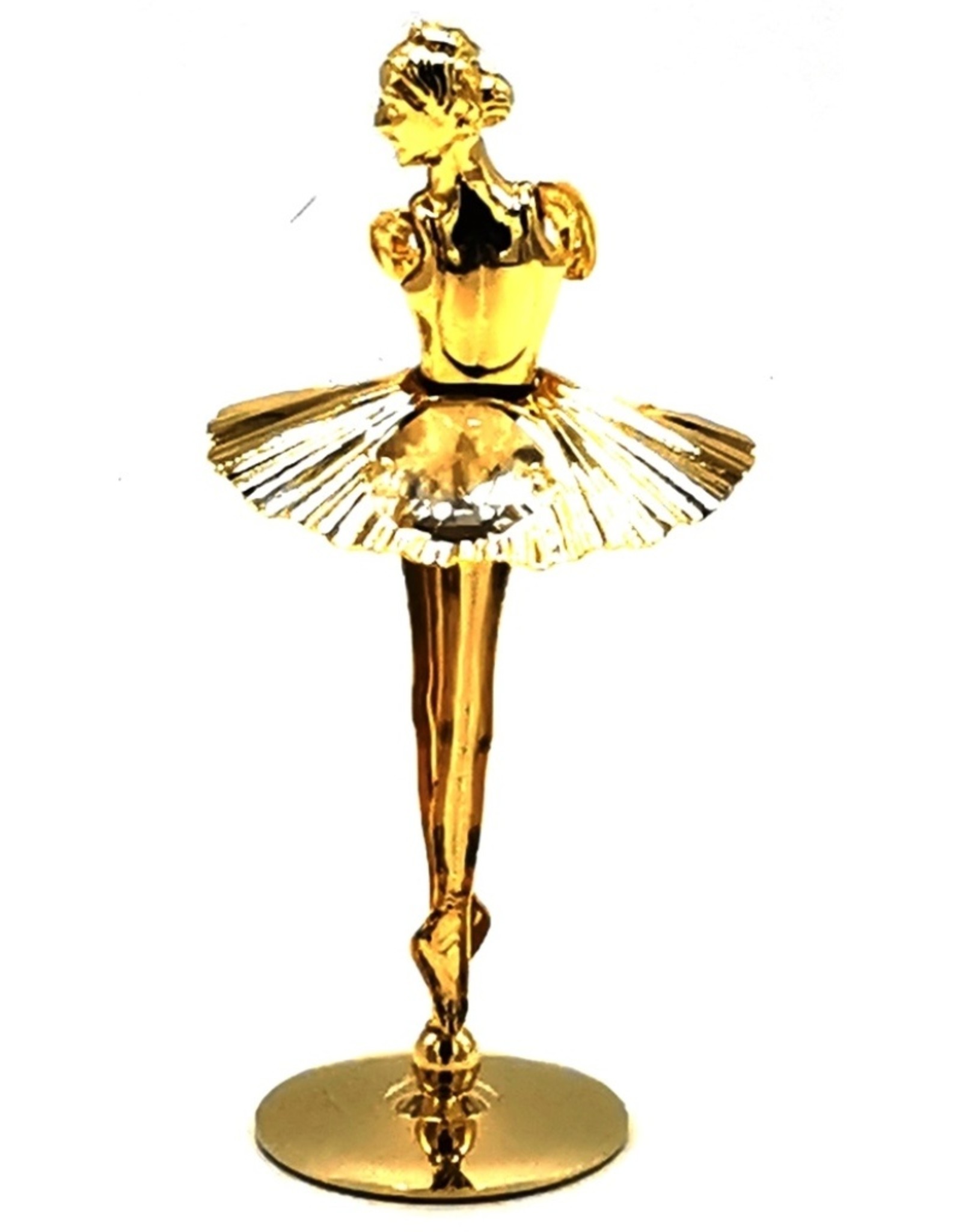 Crystal Temptations Miscellaneous - Miniature Ballet Dancer Gilded with Swarovski